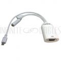 AD-MHL-03 10 inch MHL Micro USB B Male to VGA Female, Micro USB B Female & Stereo Female Adapter - Infinite Cables