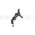 MT-2101-BK Tablet Mount Single Arm Clamp for iPad and 8.9"-10.4" Tablets - Black - Infinite Cables