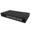 NS-100-24 24-Port Gigabit Ethernet Network Switch – Desktop/Rack Mount - Unmanaged – Metal Housing - 1U - Fanless - Infinite Cables
