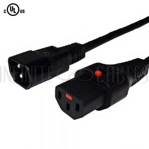 Locking IEC Power Cords - Infinite Cables
