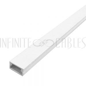 Raceway and Fittings (19mm x 11mm) - White - Infinite Cables