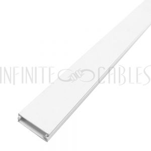 Raceway and Fittings (38mm x 11mm) - White - Infinite Cables