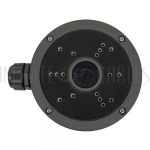 CA-B1102-GY Junction Box Mounting Bracket for IP Compact Dome & TVI Bullet Cameras - Infinite Cables