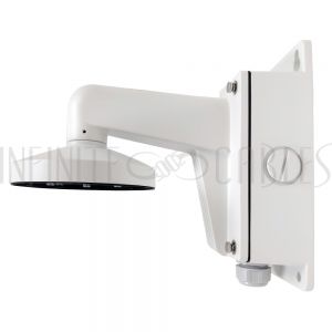 CA-B2210-WH Wall Mounting Bracket with Junction Box for Varifocal Dome IP Cameras - White - Infinite Cables