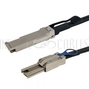 QFSP+ to External Mini-SAS Cables - Infinite Cables