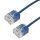 CAT6AUTM-6INBL Cat6A UTP Micro-Thin Molded Patch Cable - 32AWG - Riser CMR - Infinite Cables
